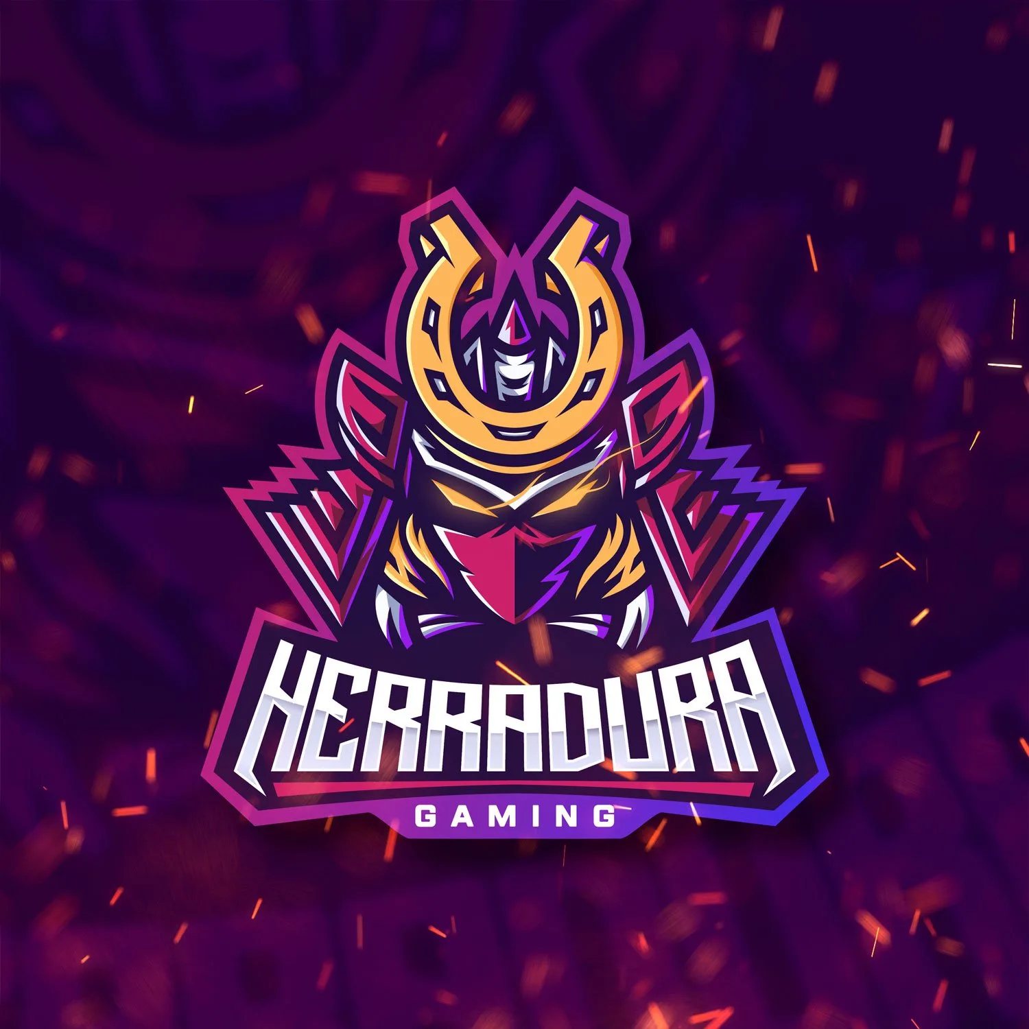 Logotipo de Herradura Gaming aplicado